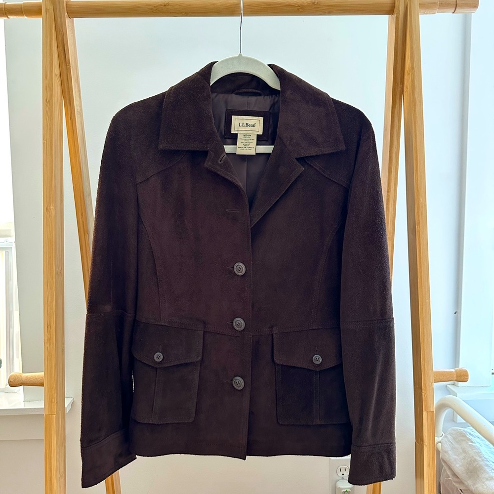 L.L. Bean Leather Blazer